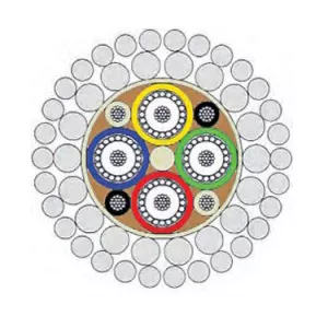 Single-and-Cabled-Armoured-Coaxial-Oil-Well-Cables